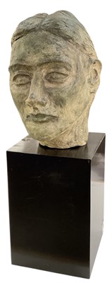 Lot 717 - An early to mid 20th century fired clay bust,...