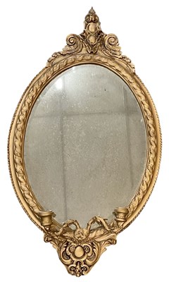 Lot 80 - A late 19th/early 20th century gilt framed...