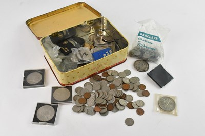 Lot 702 - A collection of Victorian and later coins, to...