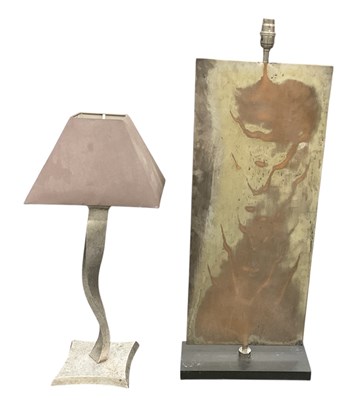 Lot 93 - PORTA ROMANA; a patinated stainless steel...