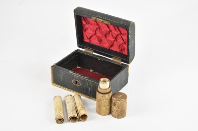 Lot 2257 - FREEDOM OF THE CITY; a George III scroll for...