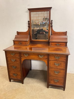 Lot 685 - GILLOWS; a dressing chest, stamped Gillows...