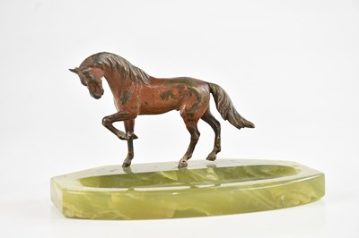 Lot 1426 - An Art Deco cold painted bronze figural...