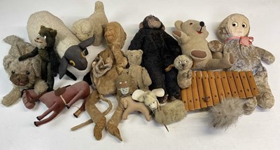 Lot 113 - MERRYTHOUGHT; soft toys, together with other...