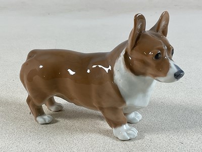 Lot 270 - ROYAL COPENHAGEN; a porcelain model of a Welsh...