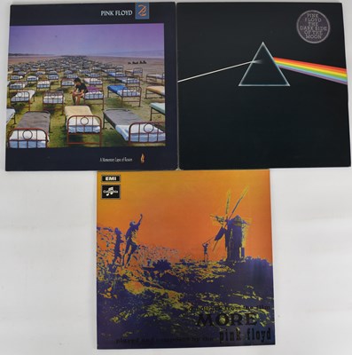 Lot 385 - PINK FLOYD; three records comprising 'Dark...