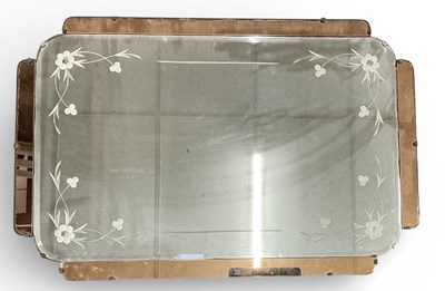 Lot 54 - An early 20th century Art Deco floral...