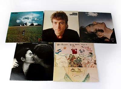 Lot 340 - JOHN LENNON; five albums comprising 'Imagine',...