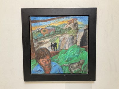 Lot 1762 - JAMES POWER (1944-1999); oil on canvas, 'Woman...