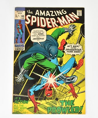 Lot 2022 - COMICS: MARVEL: THE AMAZING SPIDER MAN; No 93,...