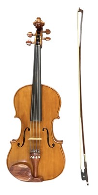 Lot 391 - A modern full size viola with two-piece back,...