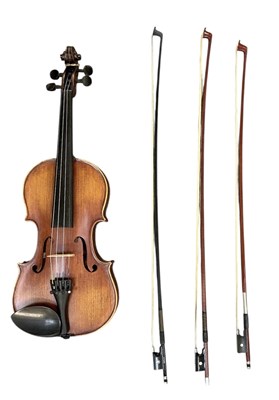 Lot 392 - MOONDOG PRO VIOLINS; a modern full size violin...