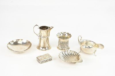 Lot 112 - CHARLES EDWARDS; a hallmarked silver bowl with...
