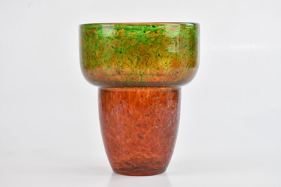 Lot 122 - MONART; a large Scottish art glass vase, with...