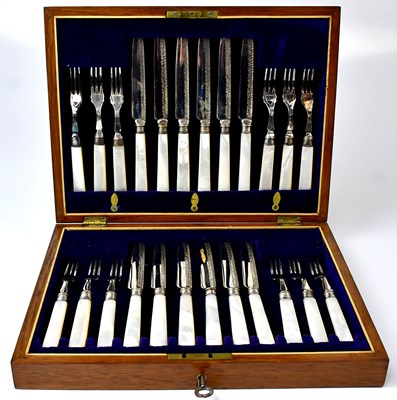 Lot 551 - JAMES ALBERT SCHOLES; a cased set of twelve...