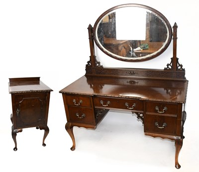 Lot 1718 - WARING & GILLOW; a mahogany dressing table