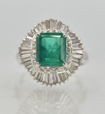 Lot 1169 - A large and impressive 900 grade platinum...