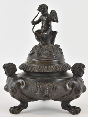 Lot 690 - A 19th century bronze Grand Tour style figural...