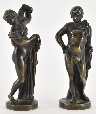 Lot 699 - Two 19th century miniature Grand Tour style...