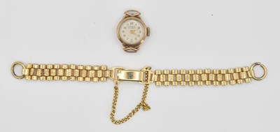 Lot 1649 - CENTAUR; an early 20th century lady's 9ct...