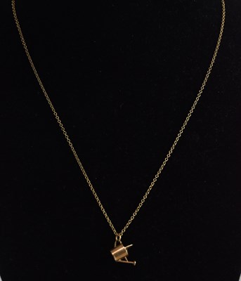 Lot 1389 - ANNINA VOGEL; a 9ct yellow gold miniature...