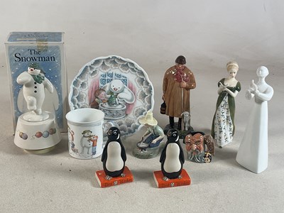 Lot 261 - ROYAL DOULTON; ceramic items including two...