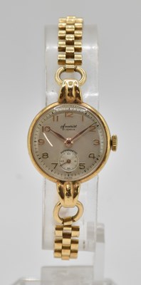 Lot 1648 - ACCURIST; a lady's vintage 9ct yellow gold...