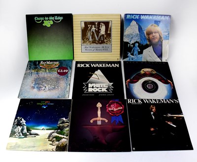 Lot 352 - Nine albums comprising Rick Wakeman 'The Six...