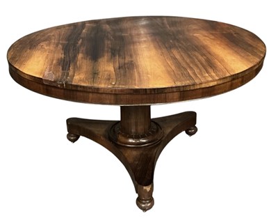 Lot 90 - A good mid to late 19th century rosewood...