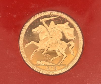 Lot 1547 - An Elizabeth II half sovereign with proof...