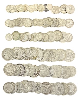 Lot 1559 - A quantity of UK pre-1947 half silver content...