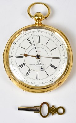 Lot 869 - ALFRED RUSSELL, LIVERPOOL; an 18ct yellow gold...