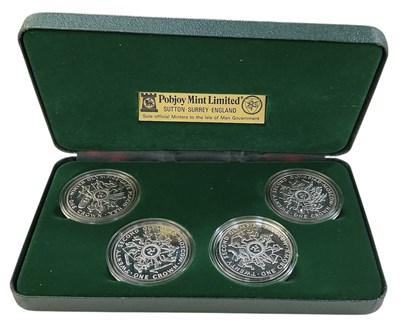 Lot 1565 - POBJOY MINT; a set of four silver legal tender...