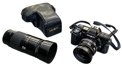 Lot 368 - A cased Minolta 7000 AF camera, with 35-70mm...