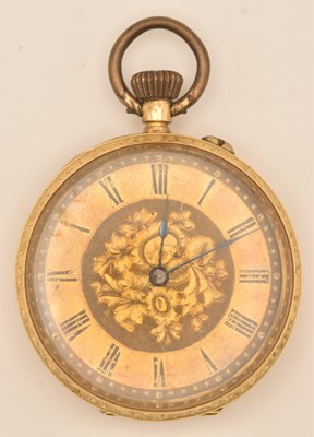 Lot 1627 - A late 19th/early 20th century 18ct yellow...