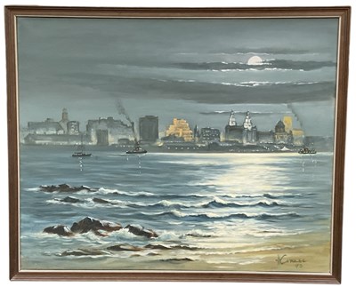 Lot 219 - LIVERPOOL INTEREST; H COWELL; oil on canvas,...
