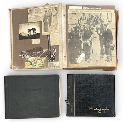 Lot 417 - An interesting 19th century scrapbook...