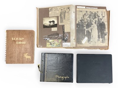Lot 503 - An interesting 19th century scrapbook...