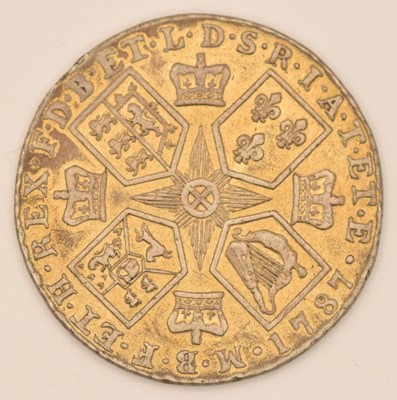Lot 1603 - A George III sixpence, 1787.