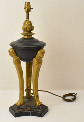Lot 90 - A mid-century table lamp of Classical and...