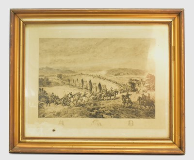 Lot 427 - AFTER CHARLES CATTERMOLE; etching on paper,...