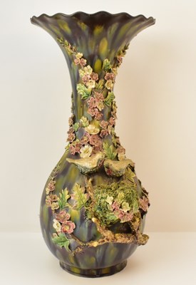 Lot 167 - A large Continental pottery vase in the...