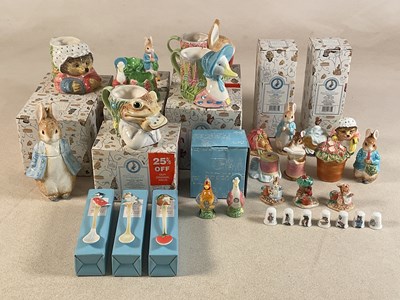 Lot 277 - ENESCO; a quantity of Beatrix Potter...