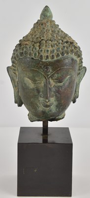 Lot 492 - An 11th-13th century AD Thai bronze Buddha...