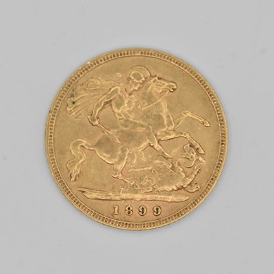 Lot 1556 - A Victoria half sovereign, 1899, old head.