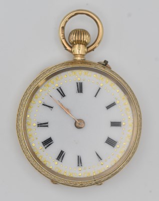 Lot 1628 - An early 20th century Continental 9ct yellow...
