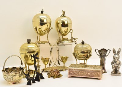 Lot 507 - Various items of silver-plate, to include four...
