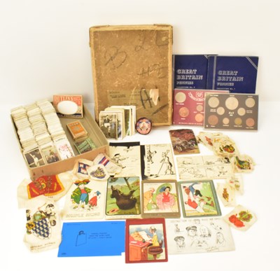 Lot 322 - A good collection of cigarette cards,...