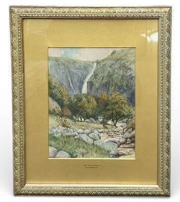 Lot 217 - EDGAR WOOLLATT (1871-1931); watercolour, rural...