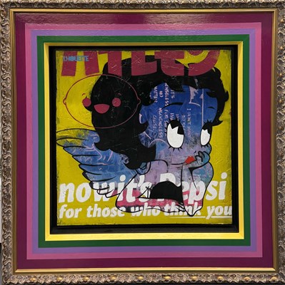 Lot 181 - LHOUETTE; oil on acrylic on board, 'Betty',...